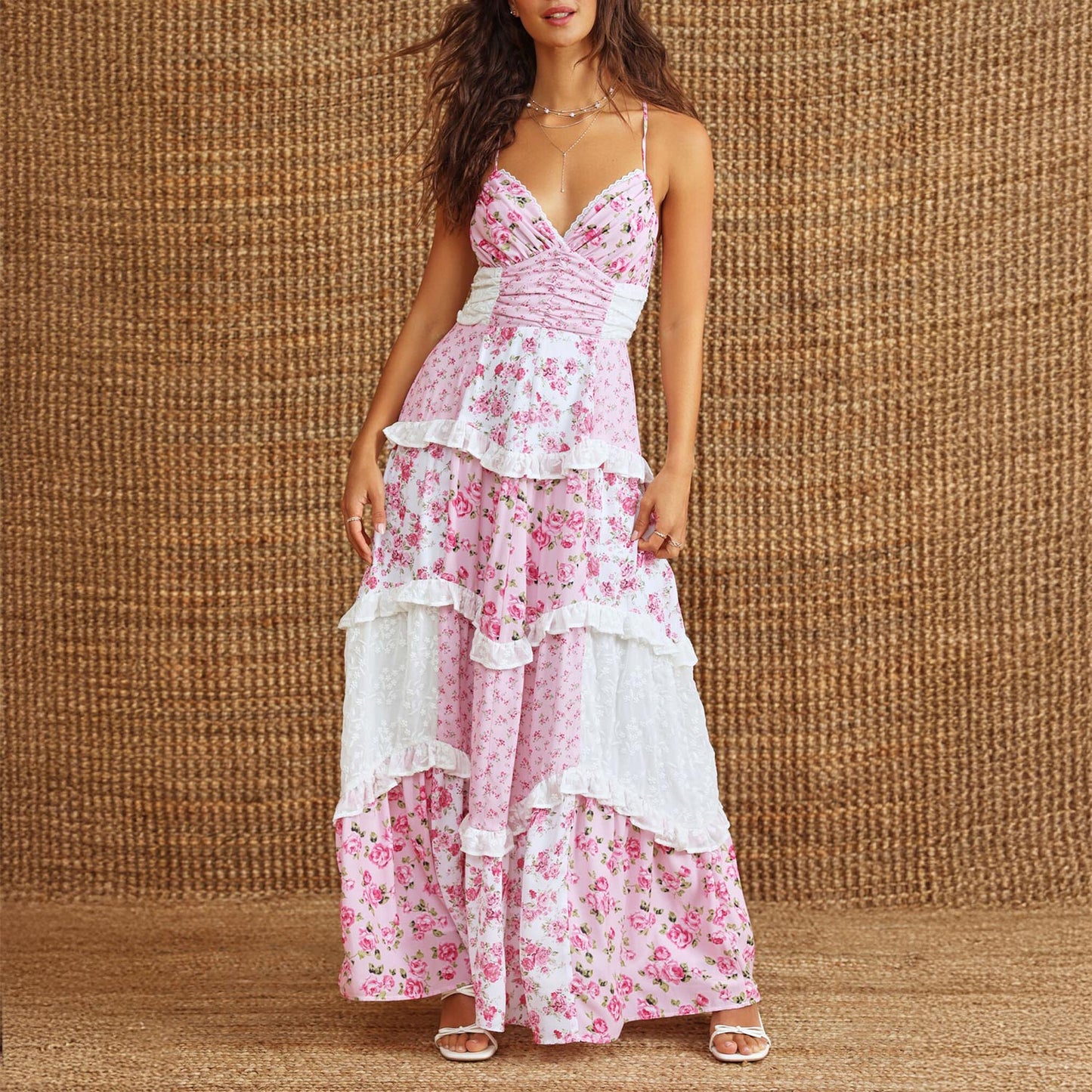 TikTok Viral Floral Maxi Dress