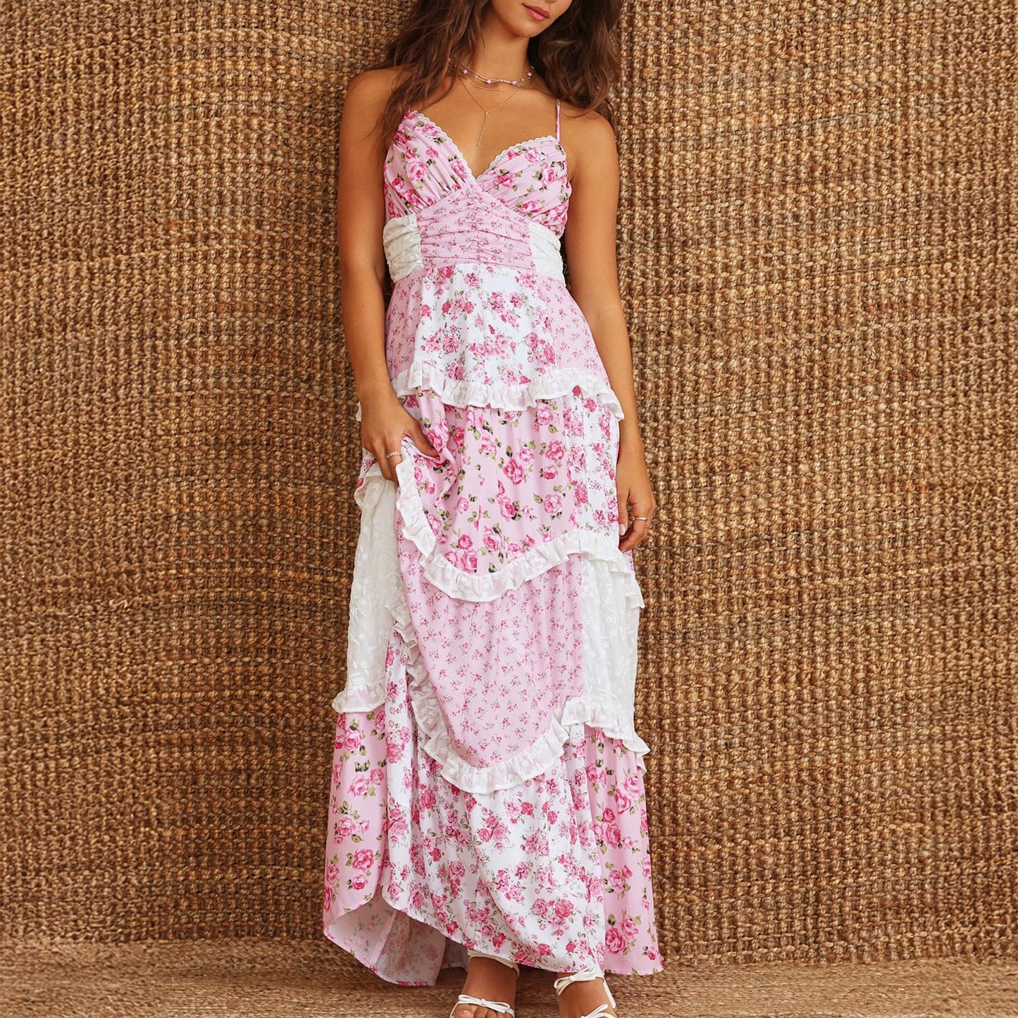 TikTok Viral Floral Maxi Dress