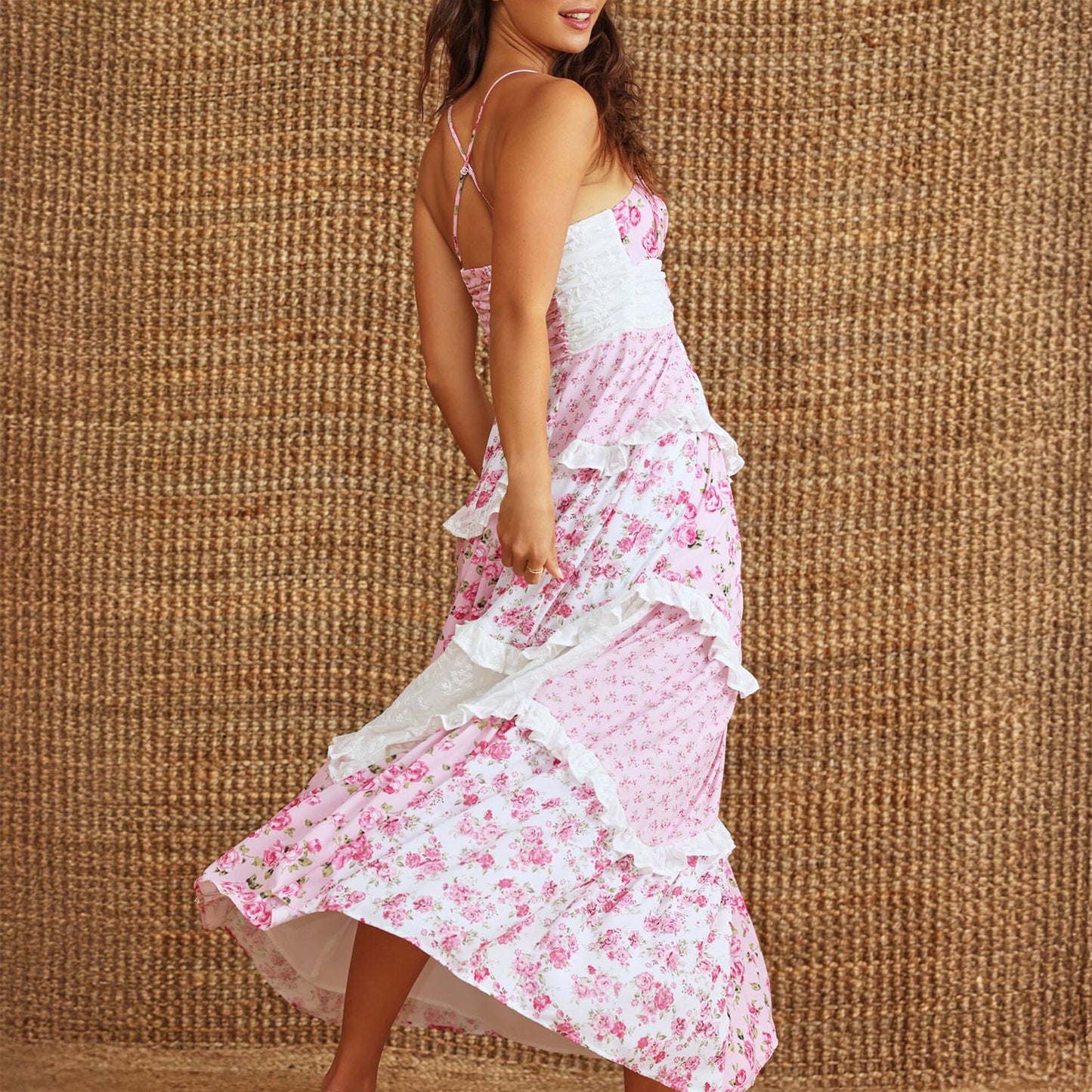 TikTok Viral Floral Maxi Dress